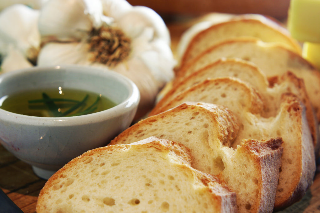 Bread with olive oil