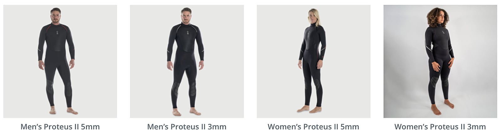 Fourth Element Proteus II Wetsuits Mens and Womens