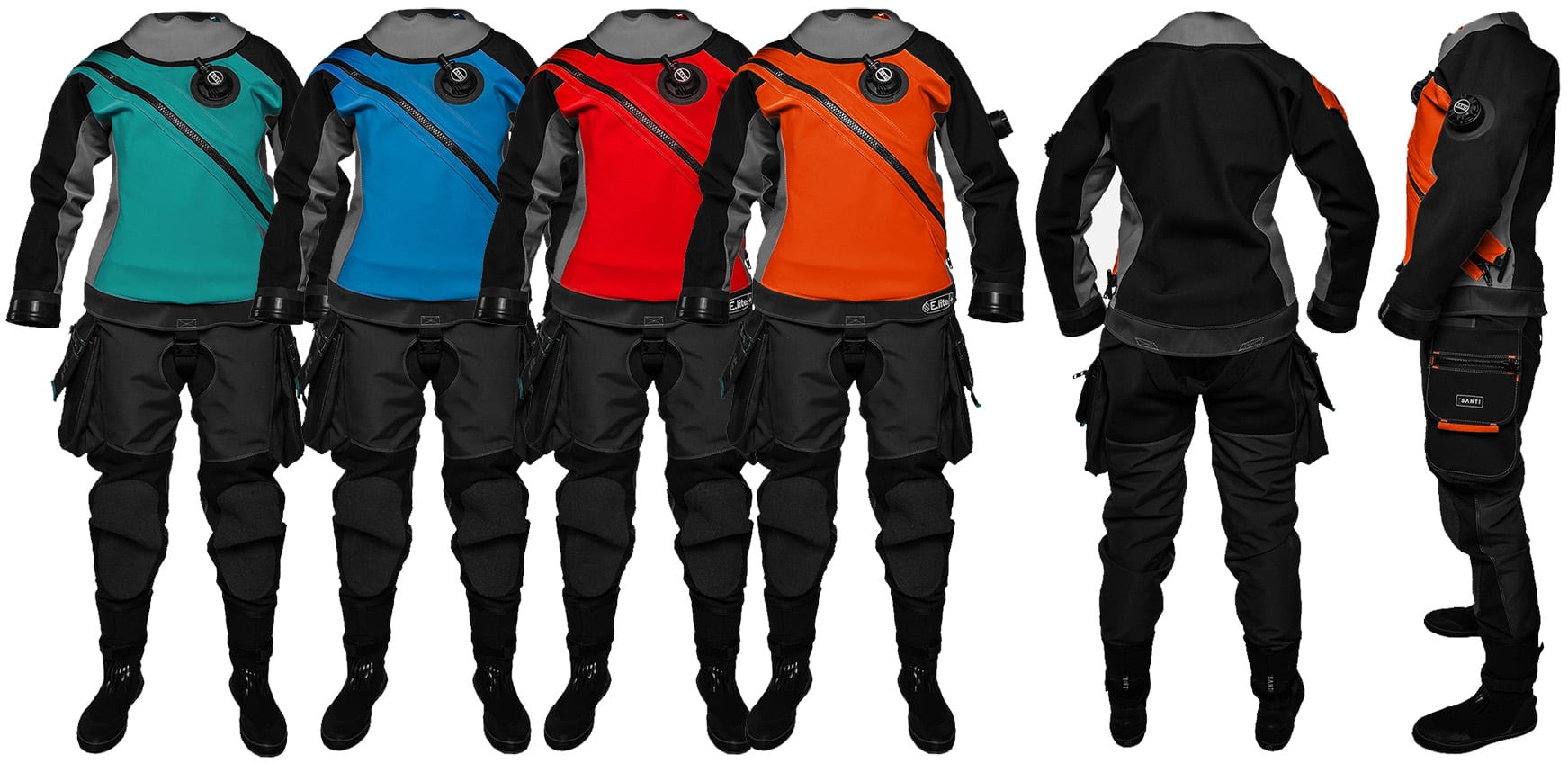 Santi Elite Plus ladies First Drysuit Colours