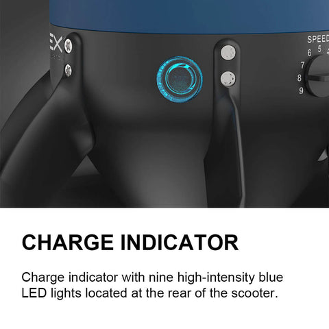 Suex Scooter charge indicator