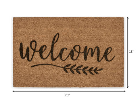 Outdoor Front Door Mat Entrance Floor Doormat Rubber Back Non-Slip