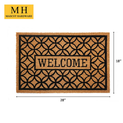 Welcome Mat 28 in. x 18 in. Front Door Mats Outdoor