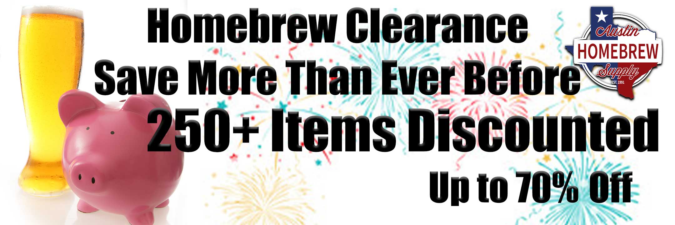 Save up to 70% on clearance items while supplies last.  Some exclusions apply.