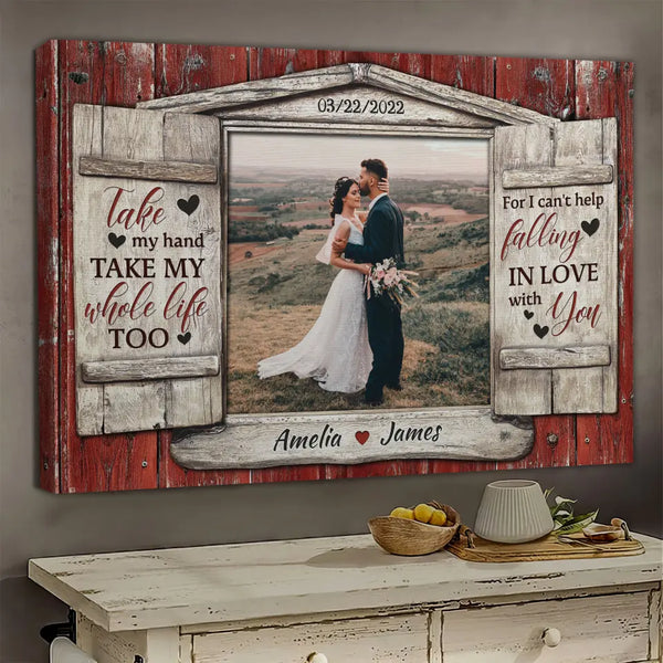 Dem Canvas Custom Canvas Prints Love Gifts Birthday Gift For Husband  Customized Gifts For Men Romantic Gifts For Him Newly Wed Gifts For The  Couple