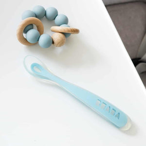 Beaba First Stage Silicone Baby Spoons Set of 4 – Queens Baby