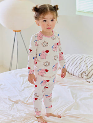 Korean Kids Modal Pajamas Set-Hola – Bebeang Baby