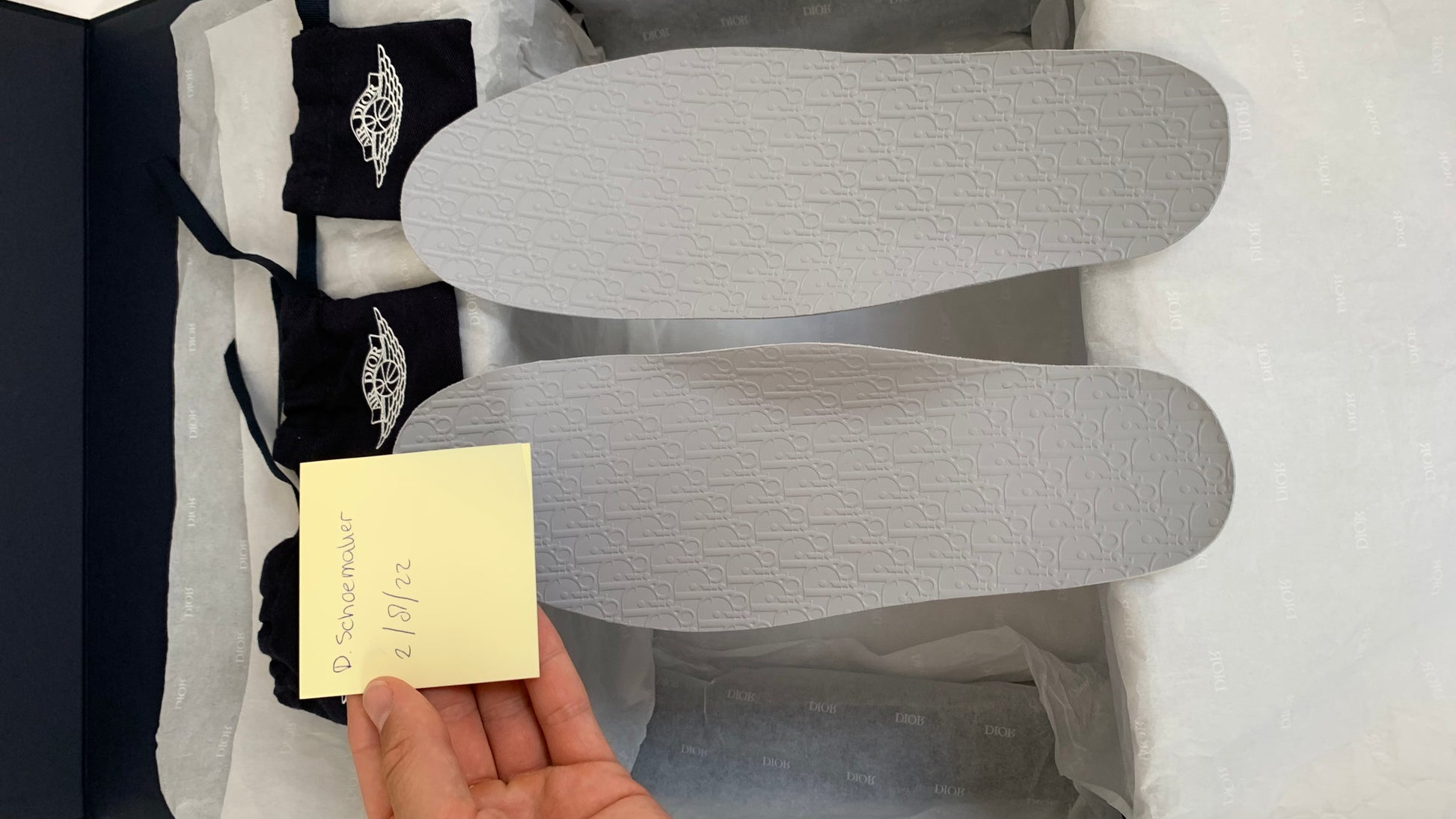 dior jordan insole