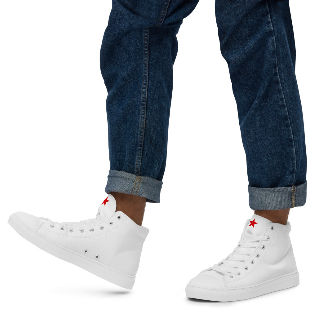 White high top men shoes – Red Star 4 Familia