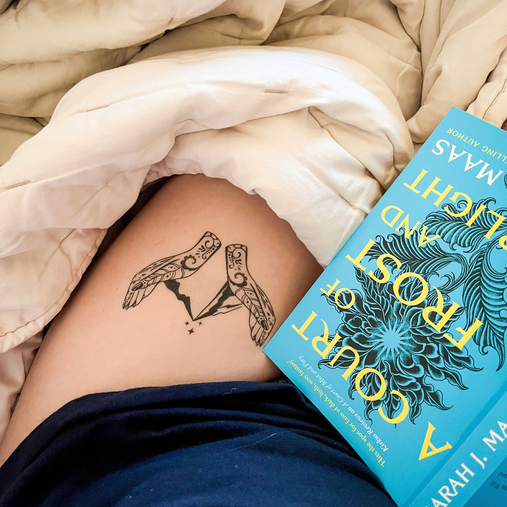 The girl with her head in the clouds A Court of Mist And Fury Feyres  TATTOO And starting a bookstagram