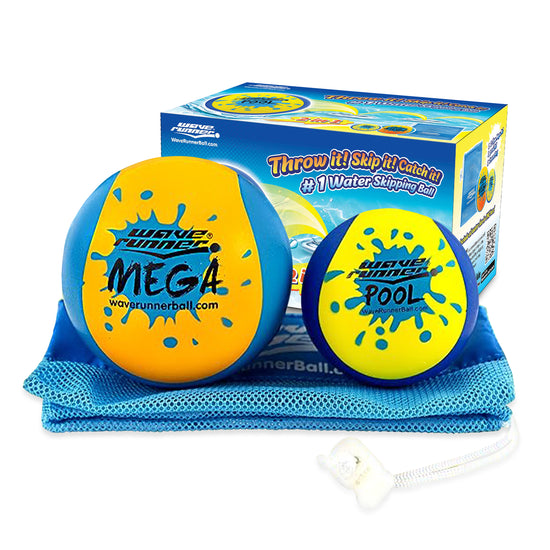 Swoosh 360 Swimming Pool Basketball Hoop Set With Mega Ball Game-  (Yellow/Blue)