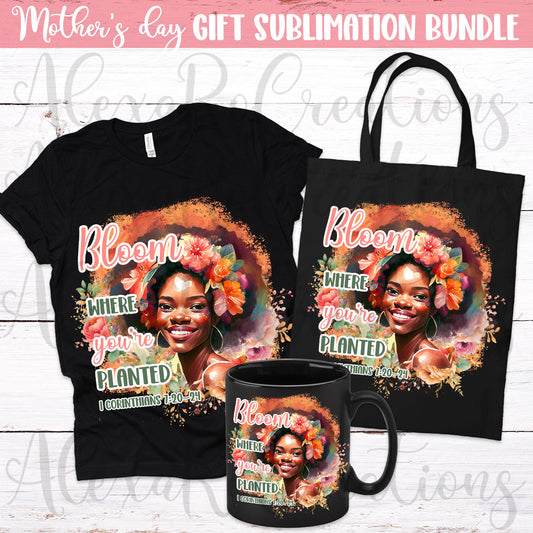 Mother's Day sublimation Pillow Bundle, PNG files + mockups