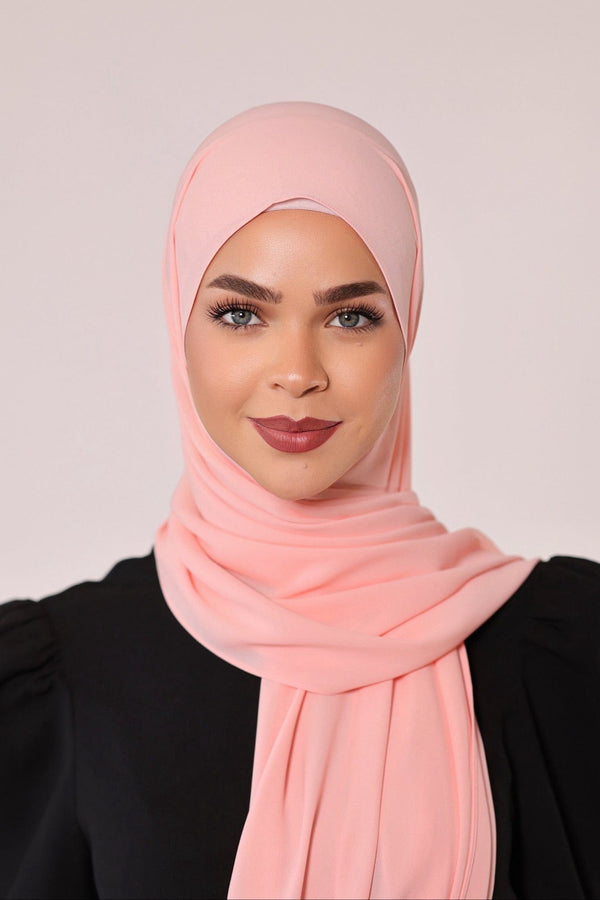 Luxury Crepe Chiffon Hijab - Light Purple – chamomel