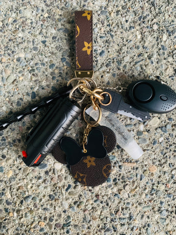 Red Mouse Defense Keychain: Red – Million Defense