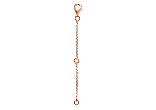 18 KGP Rose Gold Cable Chain Necklace Extension, 2.5 by Bling – Madaras  Gallery