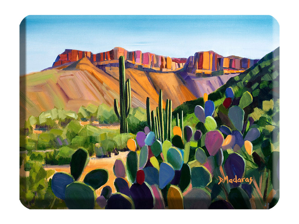 Aravaipa Canyon - Glass Cutting Board - Madaras Gallery product image