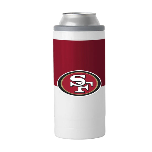San Francisco 49ers 12oz Colorblock Slim Can Coolie - Logo Brands