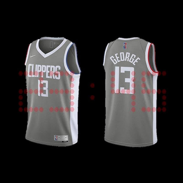 Nike Earned Edition Swingman Paul George La Clippers Jersey 2XL / Gray