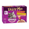 Picture of Whiskas Tasty Mix Land & Sea Wet Cat Food 12x70G