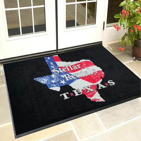 READY to SHIP Rug Custom Logo 