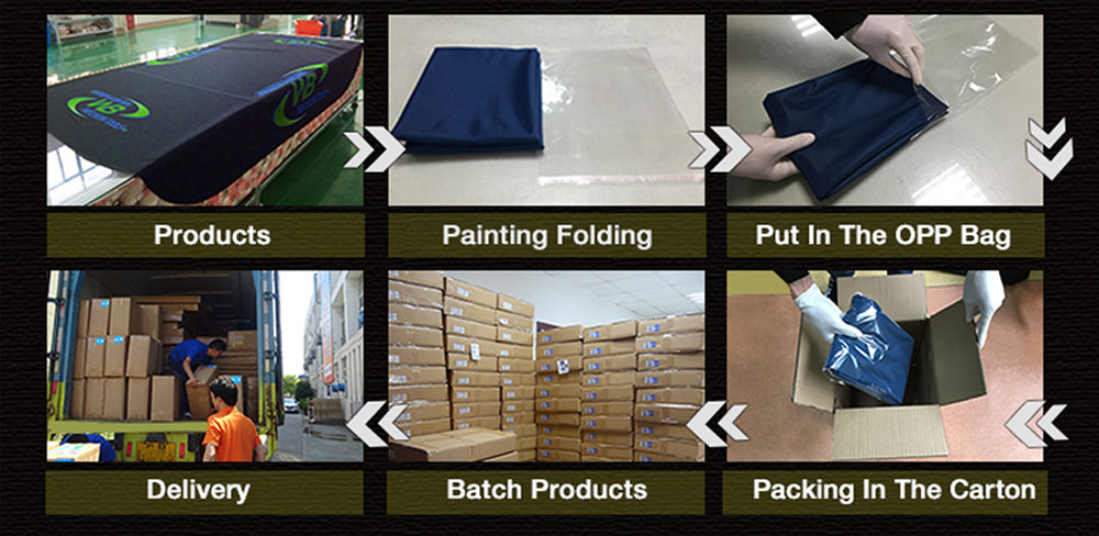 Brandu tablecloths factory packing