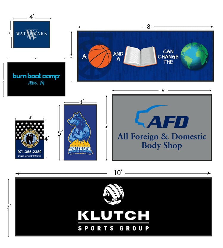 Logo Mat Sizes - Design Me a Mat