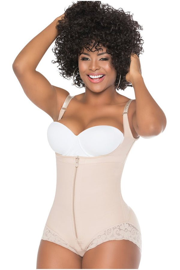 Shapewear & Fajas USA Shapewear for women Streamline Bodysuit Flattens  belly Strapless braless Anti-s- at  Women's Clothing store