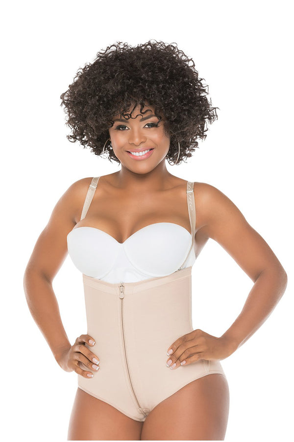  BELLA MICHELL Strapless Waisted Body Shaper Capri Size With  Snaps, Shapewear for Women Tummy Control Hip Enhancer & Butt Lifting  Shapewear 100% Colombian Mocha : Clothing, Shoes & Jewelry