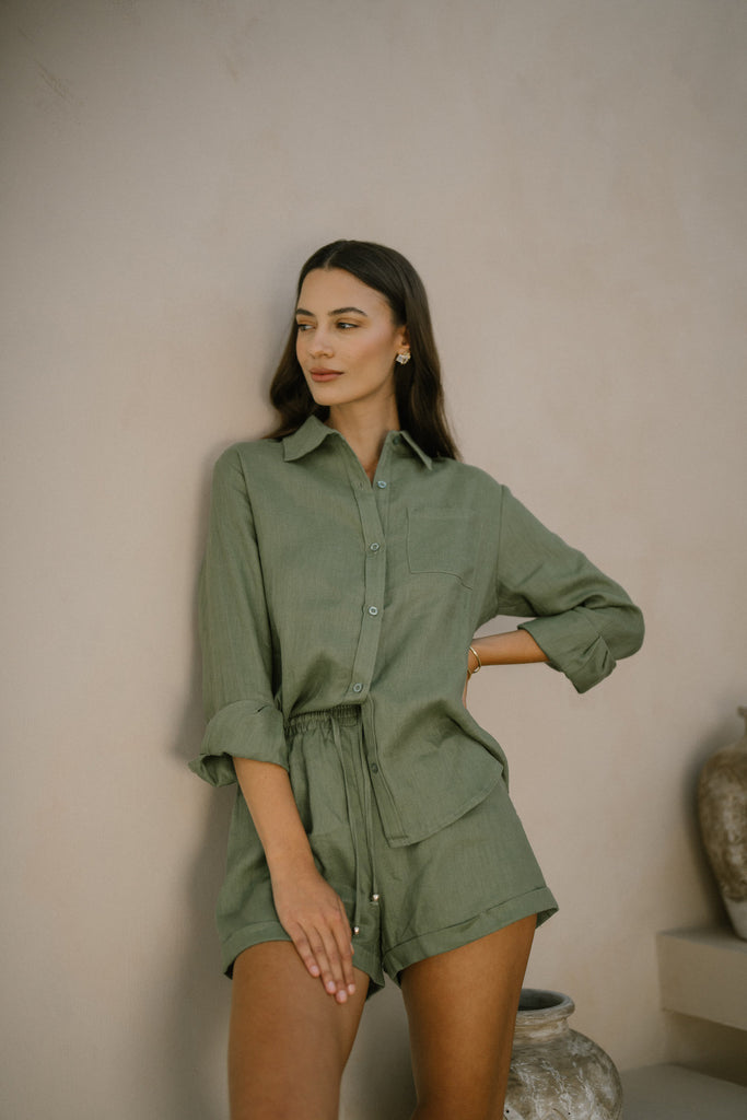 Classic Linen Shirt | Linen Clothing Online | Summery The Label
