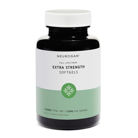 Jar of CBD Extra Strength Softgels