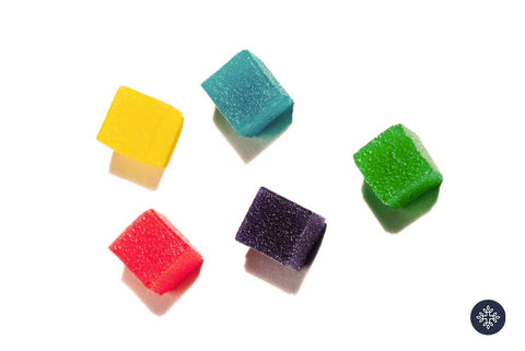 CBD Gummies in different colors