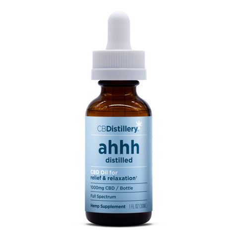 Bottle of CBDdistillery CBD Oil 1000mg