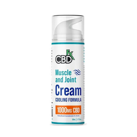 Bottle of CBDFX CBD Cream