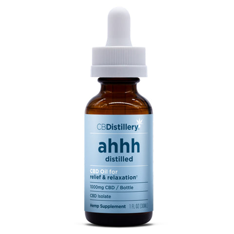 Bottle of CBDistillery THC-Free CBD Oil