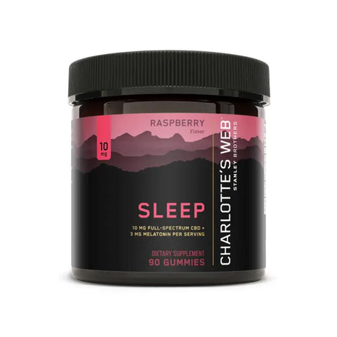 Bottle of Charlottes's Web CBD Sleep Gummies