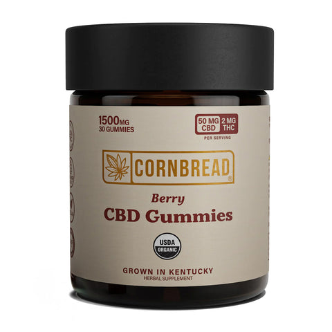 Bottle of Cornbread CBD Gummies