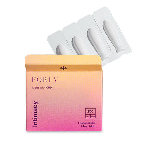 Box of Foria Intimacy Melts with CBD