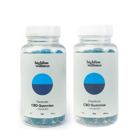 2 jars of Highline Wellness CBD Day Gummies for Focus