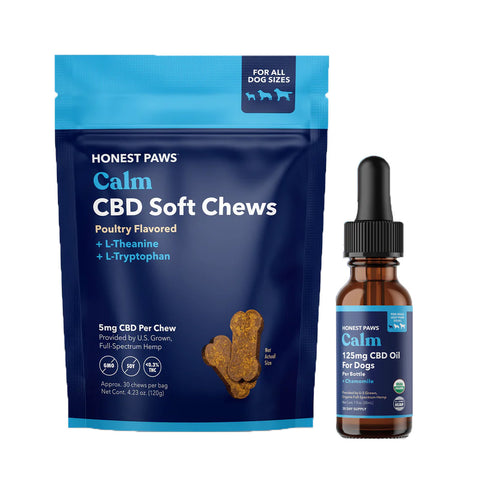 Honest Paws CBD Soft Chews and CBD Oil