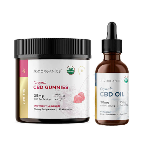 Joy Organics CBD Gummies and Oil