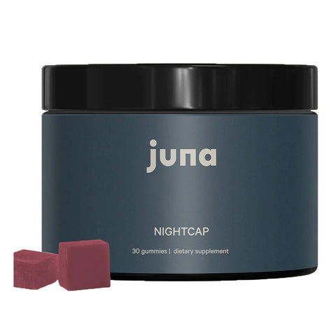 Bottle of Juna Nightcap Sleep Gummies