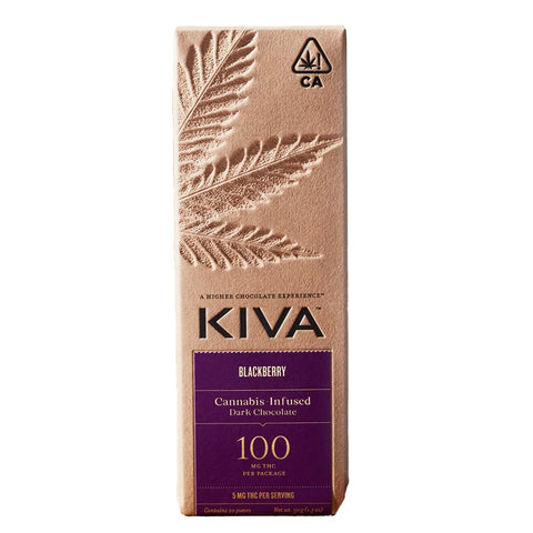 Kiva Chocolate Blackberry Dark Chocolate