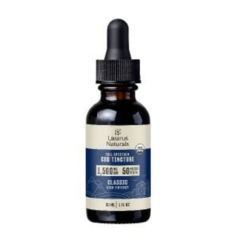 Bottle of Lazarus Naturals CBD Oil