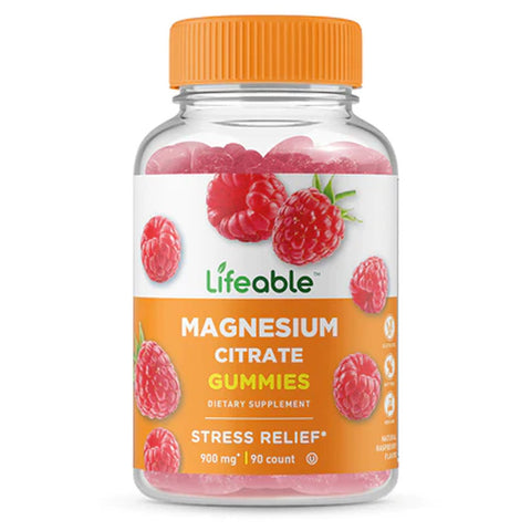 Bottle of Magnesium Citrate Gummies by Lifeable