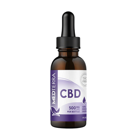 Bottle of Medterra CBD Isolato Oil