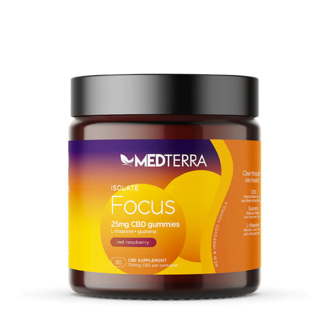 Jar of Medterra Focus Gummies