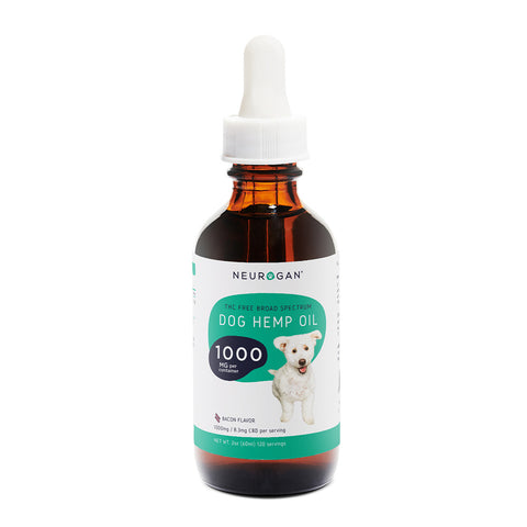 Bottle of Neurogan Dog Hemp Oil