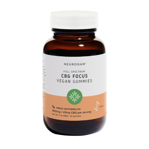 Jar of Neurogan Focus CBG Full Spectrum Gummies