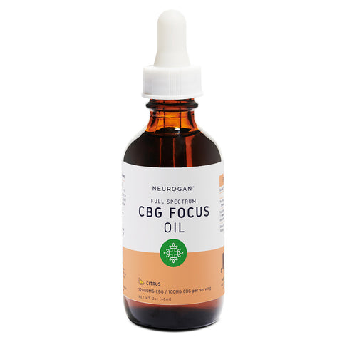 Bottle of Neurogan CBG Focus Oil