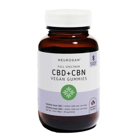 Bottle of Neurogan CBN Gummies for Sleep with CBD