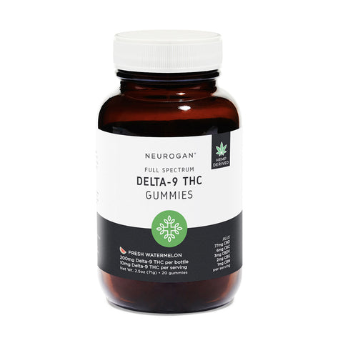 Bottle of Neurogan Delta-9 Gummies